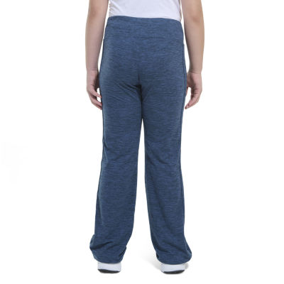 adidas Big Girls Mid Rise Flare Flat Front Pant