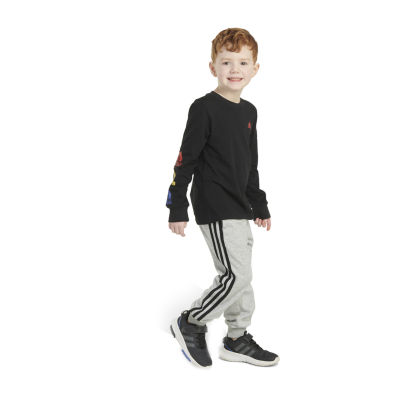 adidas Little Boys 2-pc. Pant Set