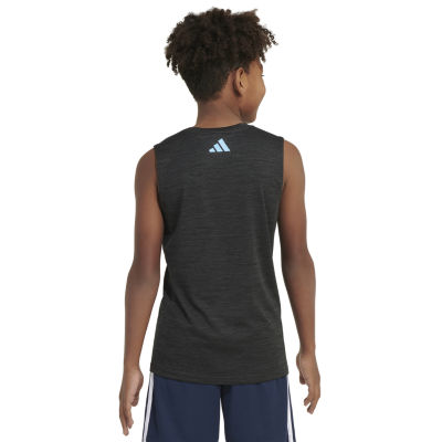 adidas Big Boys Crew Neck Tank Top