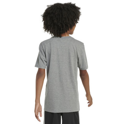 adidas Big Boys Crew Neck Short Sleeve Graphic T-Shirt