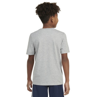 adidas Big Boys Round Neck Short Sleeve Graphic T-Shirt