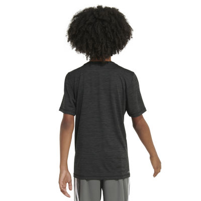 adidas Big Boys Round Neck Short Sleeve Graphic T-Shirt