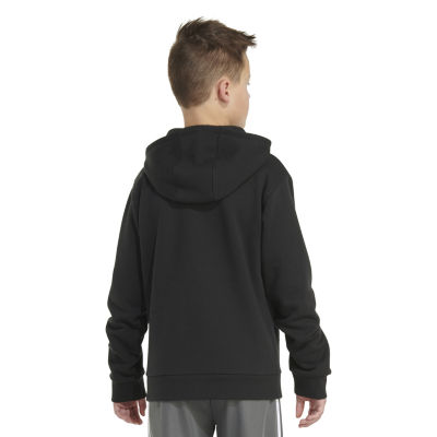 adidas Big Boys Embroidered Fleece Hoodie