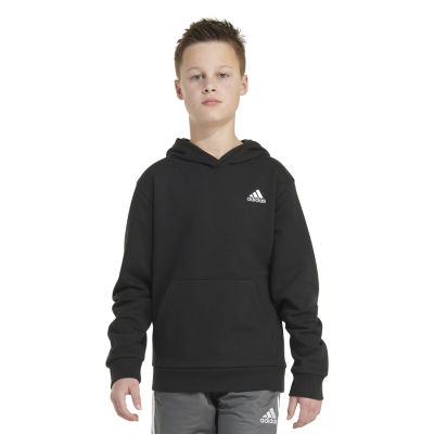 adidas Big Boys Embroidered Fleece Hoodie