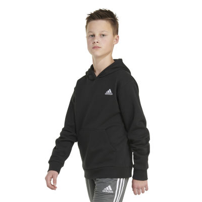 adidas Big Boys Embroidered Fleece Hoodie