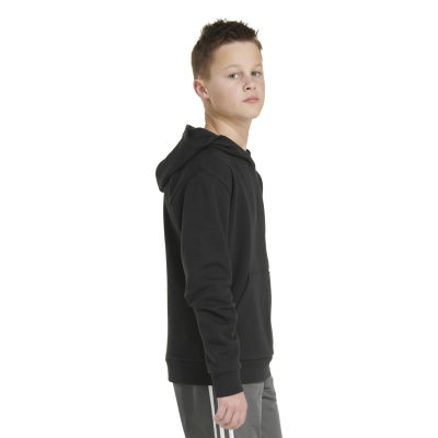 adidas Big Boys Embroidered Fleece Hoodie