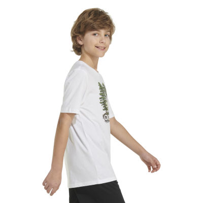 adidas Big Boys Crew Neck Short Sleeve Graphic T-Shirt