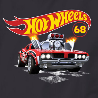 Toddler Boys Crew Neck Short Sleeve Hot Wheels Graphic T-Shirt