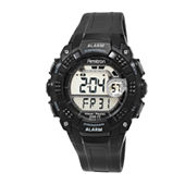 Armitron Pro Sport Mens Chronograph Digital Black Strap Watch 40