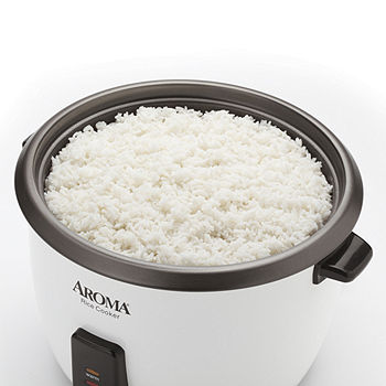 AROMA ARC-743-1NG Pot Style Rice Cooker and Food Steamer - White