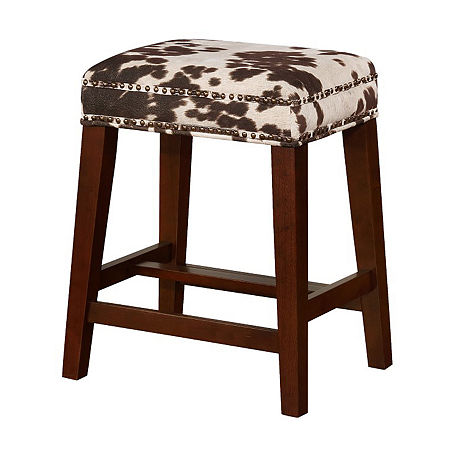 Walt Nailhead Trim Upholstered Counter Stool, One Size, Brown