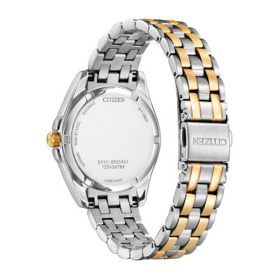 Citizen Peyten Womens Two Tone Stainless Steel Bracelet Watch Eo1226-59x