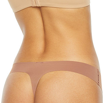 Soft-Knit No-Show Thong Underwear 3-Pack