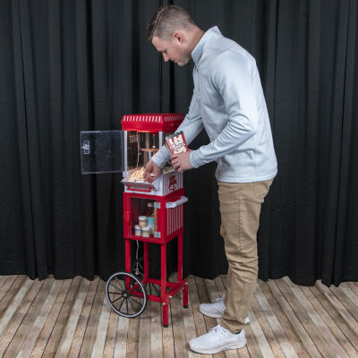 Nostalgia Vintage 2.5-Ounce Popcorn Cart - 45-Inches Tall