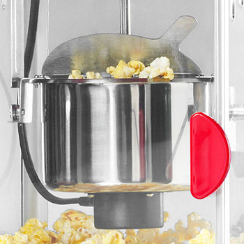 Nostalgia KPM220BK Vintage 2.5-Ounce Tabletop Kettle Popcorn Maker, Black, Movie Theater Style Popcorn, Includes Popcorn Kits
