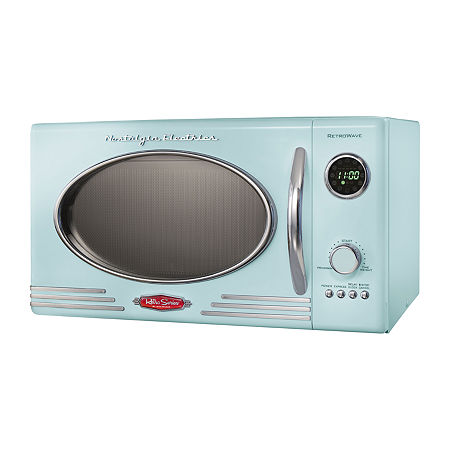 Nostalgia 0.9 cu. ft. Retro Microwave Oven, One Size, Blue