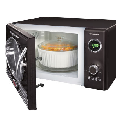 Nostalgia 0.9 cu. ft. Retro Microwave Oven