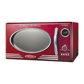 Farberware Classic 1.1 Cu. ft. 1000-Watt Microwave Oven Metallic Red