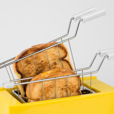 Nostalgia Grilled Cheese Toaster with Easy-Clean Toaster Baskets and Adjustable Toasting Dial