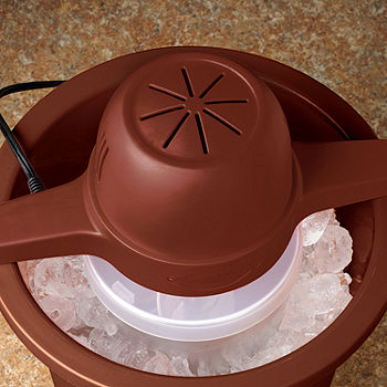 Nostalgia 4-Quart Electric Wood Bucket Ice Cream Maker