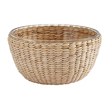 Dolly Parton 1.9-Qt. Glass Casserole with Wicker Basket