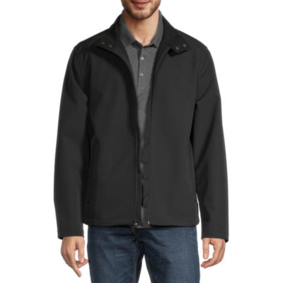 St. John's Bay Mens Harrington Softshell Jacket, Color: Black - JCPenney