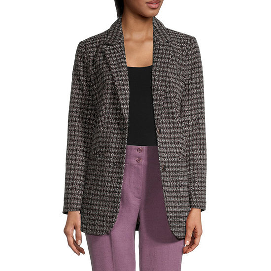 Liz Claiborne Womens Regular Fit Double Breasted Blazer - JCPenney