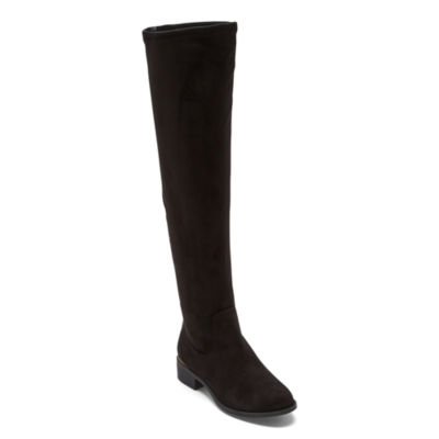 Worthington Womens Philomena Stacked Heel Over the Knee Boots, Color ...