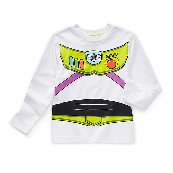 Okie Dokie Toddler Boys Crew Neck Toy Story Long Sleeve Graphic T-Shirt
