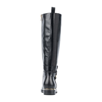 Torgeis Womens Belladona Tall Flat Heel Riding Boots