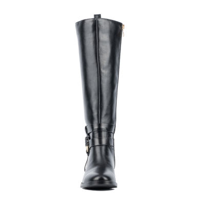 Torgeis Womens Belladona Tall Flat Heel Riding Boots