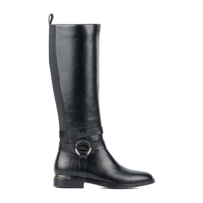 Torgeis Womens Belladona Tall Flat Heel Riding Boots