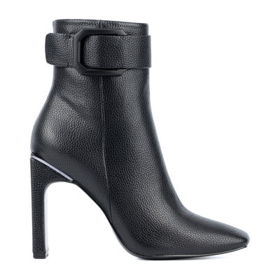 Torgeis Womens Daphne Stacked Heel Booties