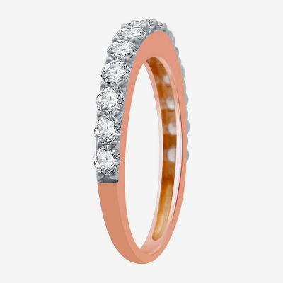 Classic Collection 1 CT. T.W. Mined White Diamond 10K Rose Gold Wedding Band