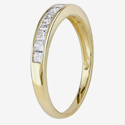 1/ CT. T.W. Natural White Diamond 14K Gold Wedding Band