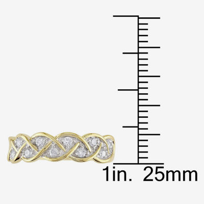 2MM 1/4 CT. T.W. Natural White Diamond 10K Gold Anniversary Band