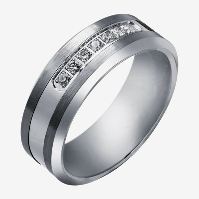 Mens 1/5 CT.T.W. Natural Diamond Band