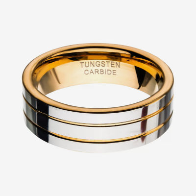 Inox Jewelry Mens 10MM Tungsten Wedding Band