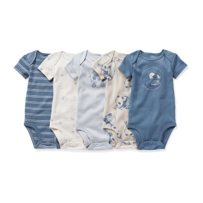 Carter's Baby Boys 5-pc. Short Sleeve Bodysuit