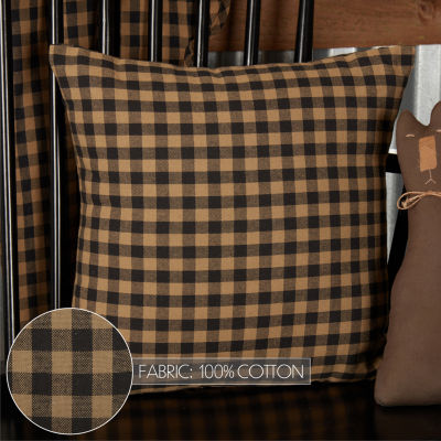 VHC Brands Country Check Square Throw Pillow