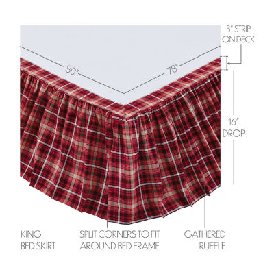 VHC Brands Harvey Cabin Bed Skirt