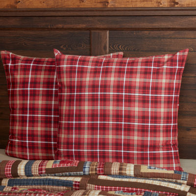 VHC Brands Harvey Cabin Reversible Euro Sham