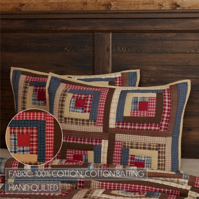 VHC Brands Harvey Cabin Reversible Pillow Sham