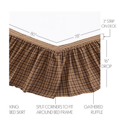 VHC Brands Plainfield Bed Skirt