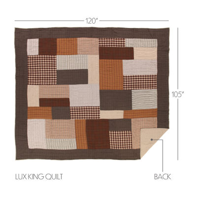 VHC Brands Sheridan Rustic Brown Quilt