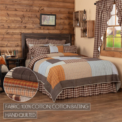 VHC Brands Sheridan Rustic Brown Quilt