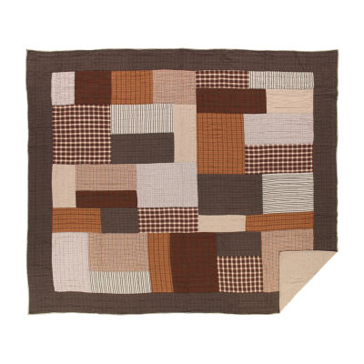 VHC Brands Sheridan Rustic Brown Quilt