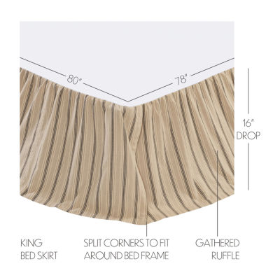 VHC Brands Miller Farm Bed Skirt
