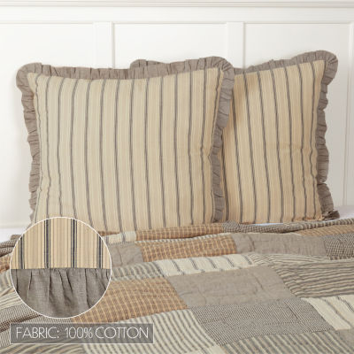 VHC Brands Miller Farm Reversible Euro Sham