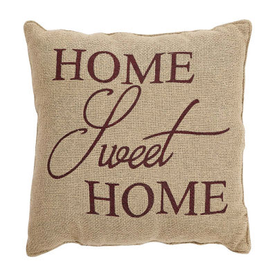 VHC Brands Home Sweet Home 12x12 Throw Pillow